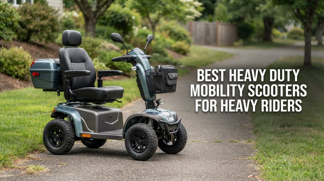 best heavy duty mobility scooters for heavy riders