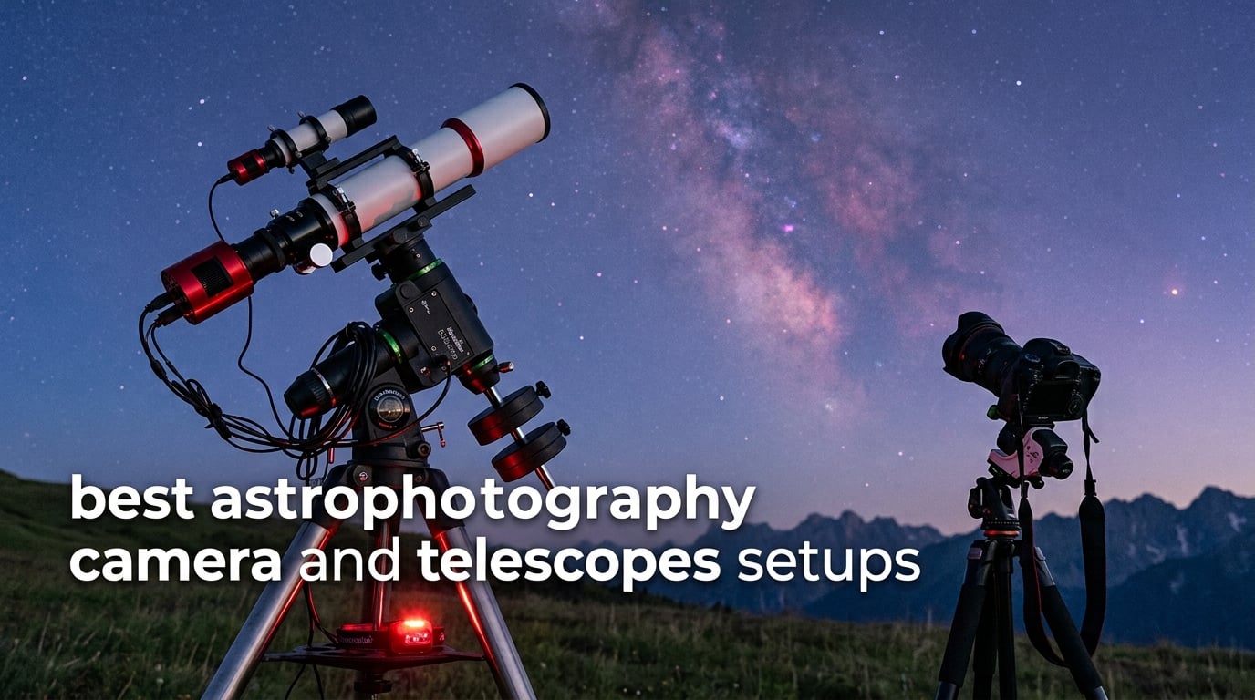 best astrophotography camera and telescopes setups