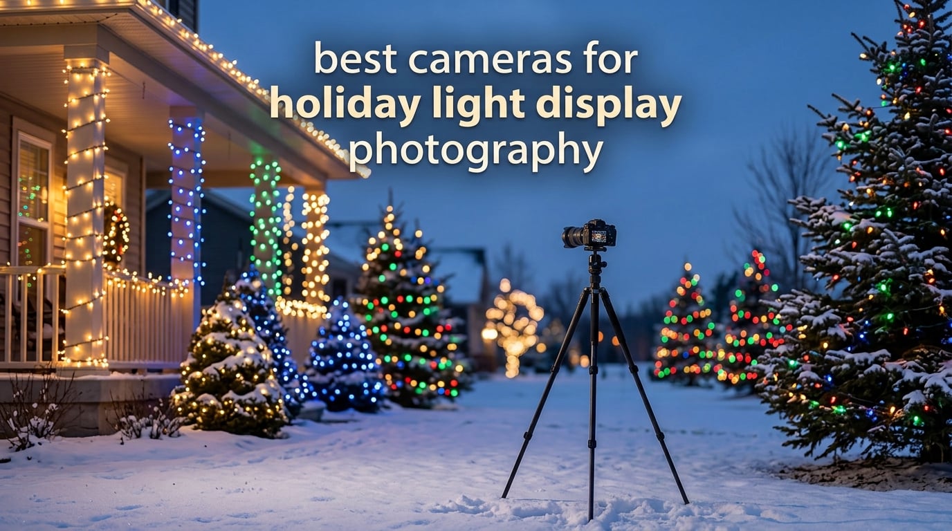 best cameras for holiday light display photography