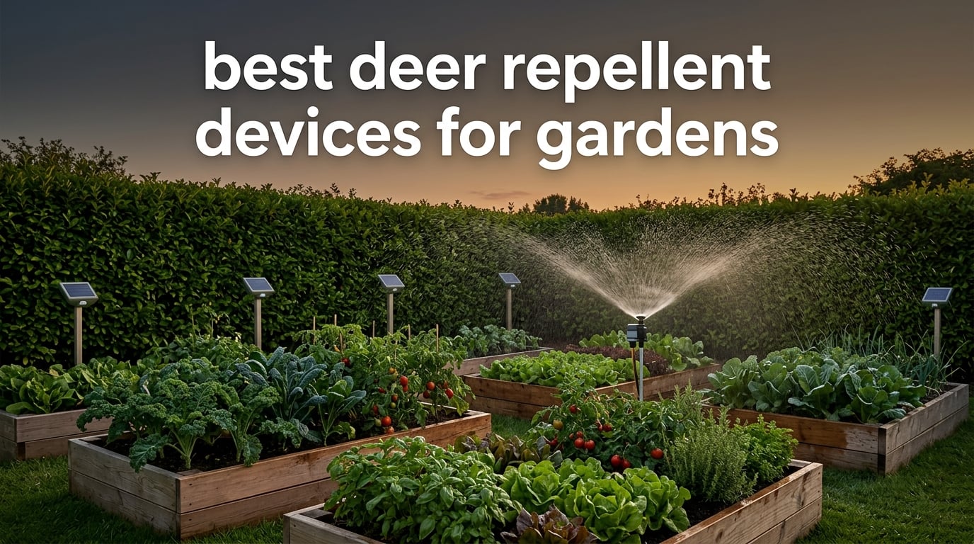 best deer repellent devices for gardens