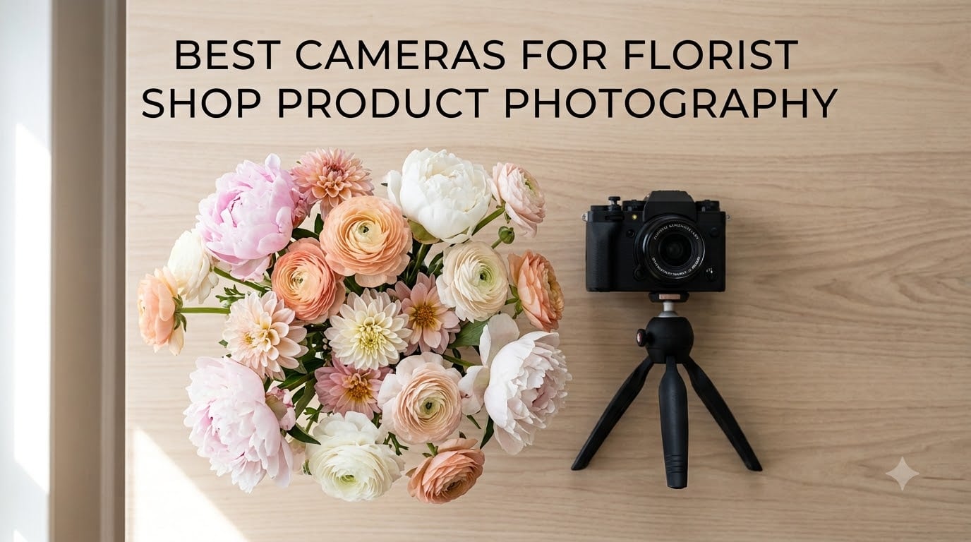 best cameras for florist shop product photography