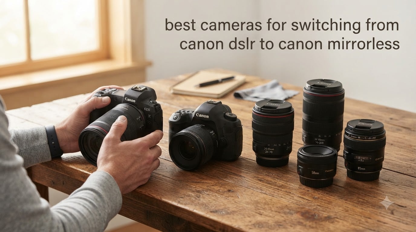 best cameras for switching from canon dslr to canon mirrorless
