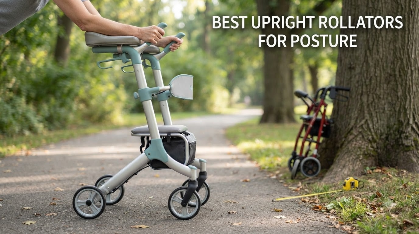 best upright rollators for posture