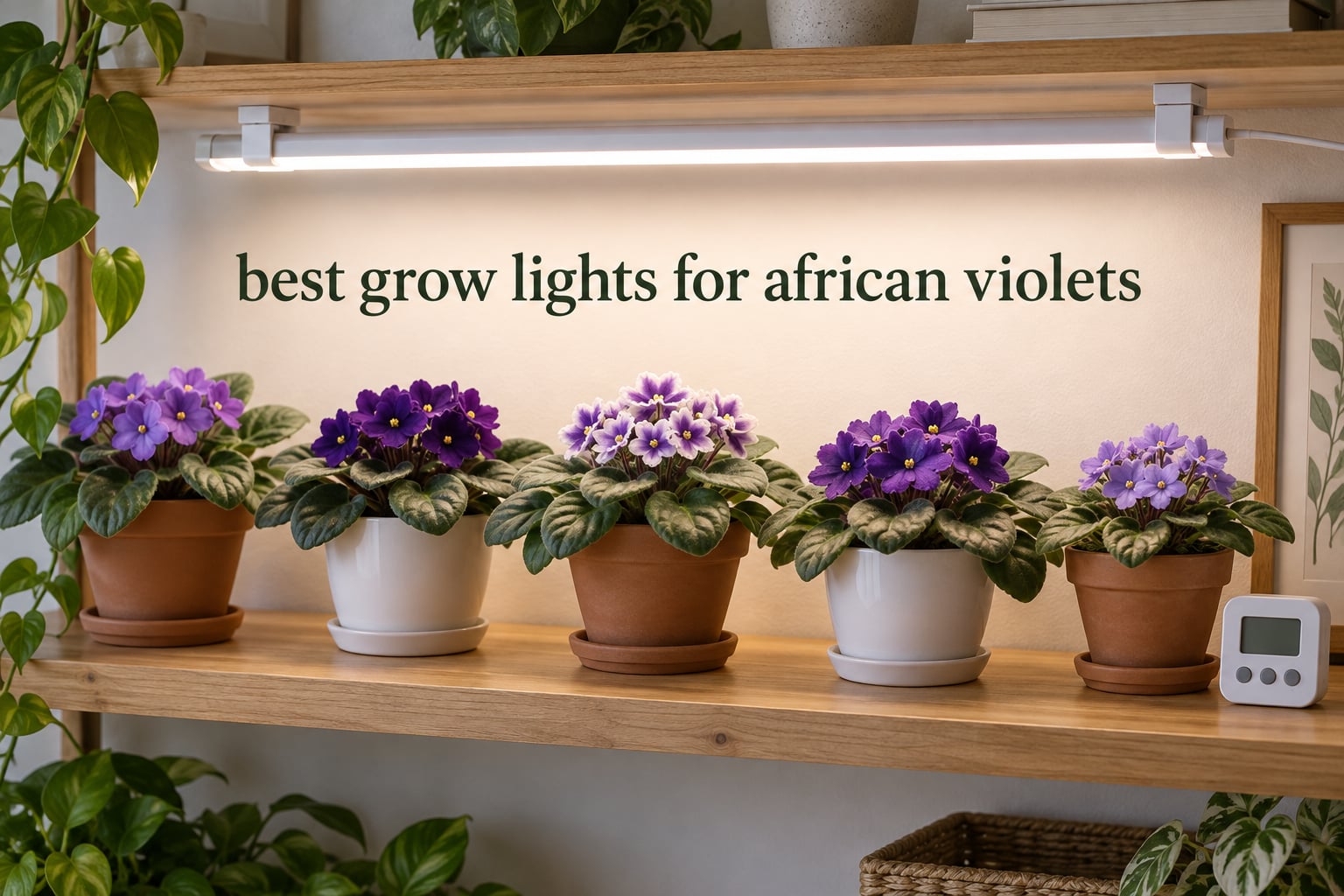 best grow lights for african violets