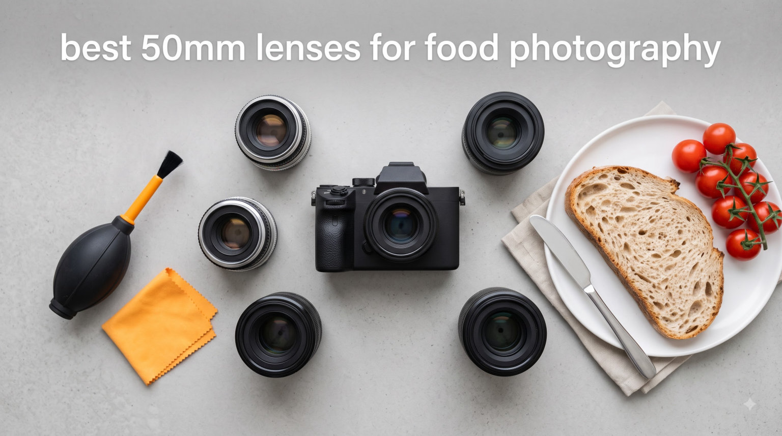 best 50mm lenses for food photography