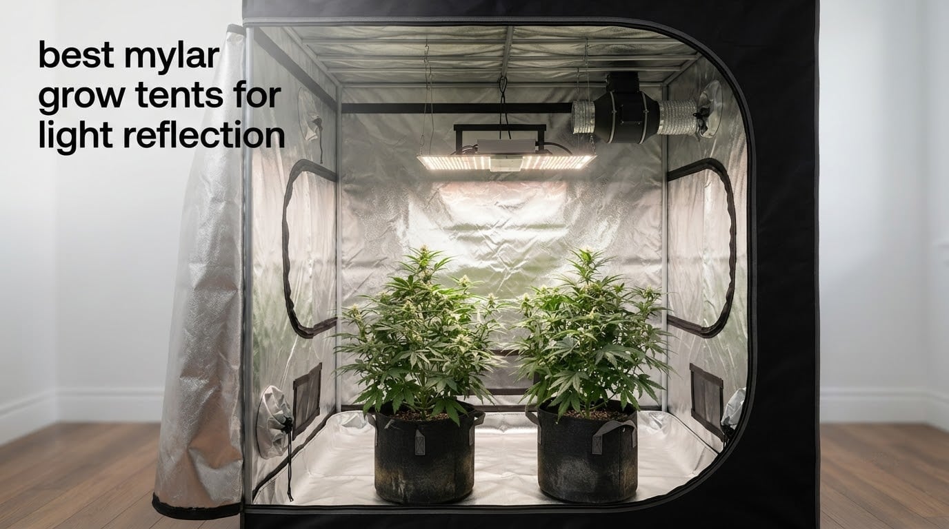 best mylar grow tents for light reflection