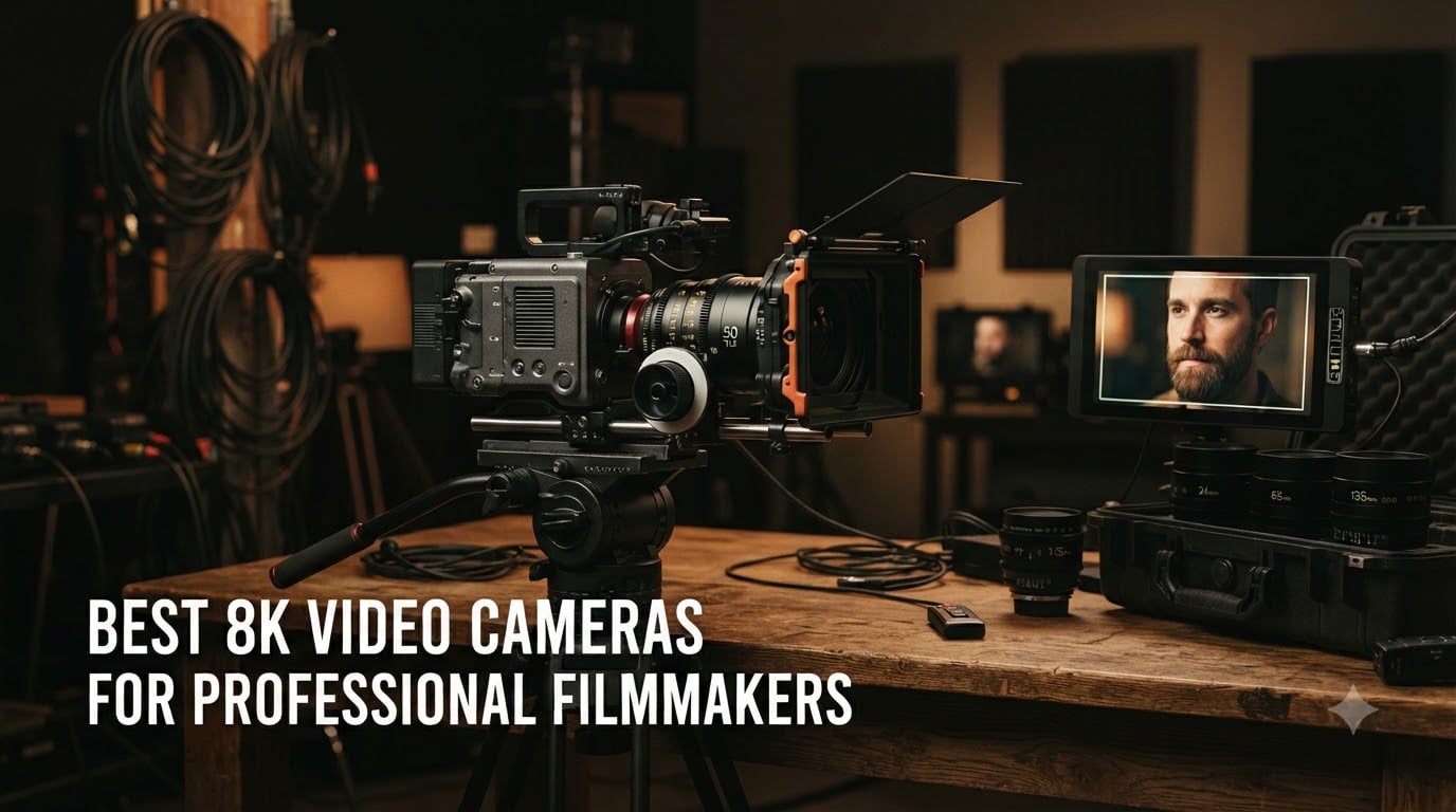 best 8k video cameras for professional filmmakers