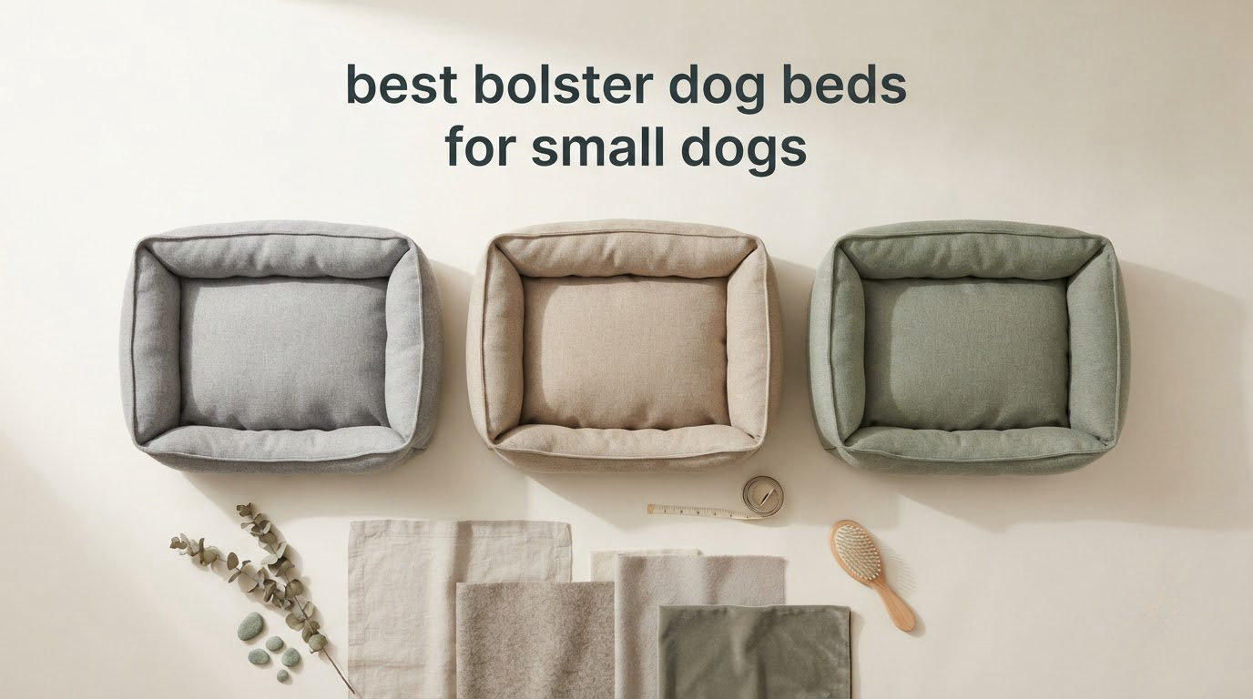 best bolster dog beds for small dogs