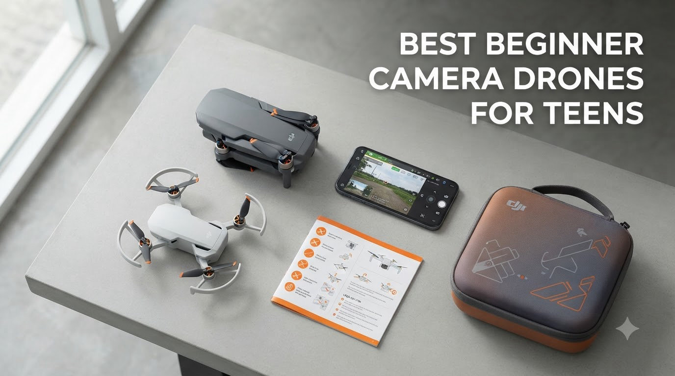 best beginner camera drones for teens