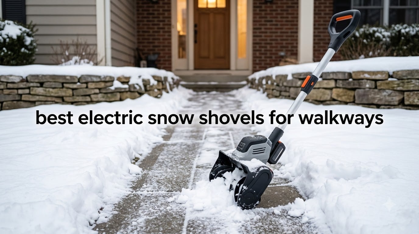 best electric snow shovels for walkways