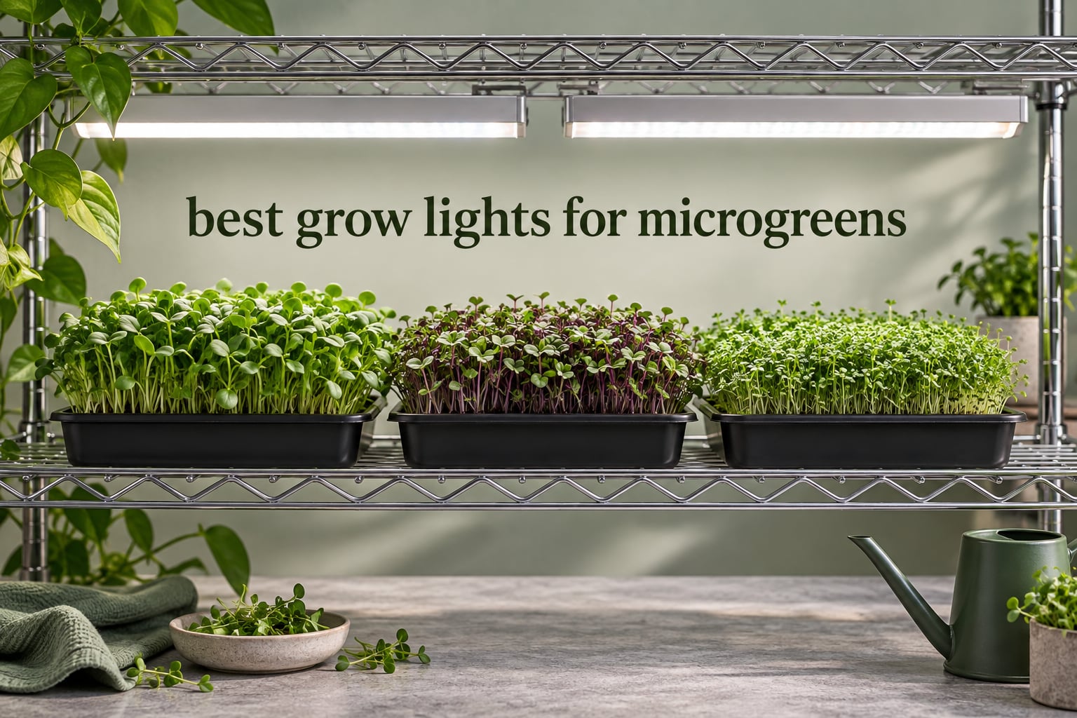 best grow lights for microgreens