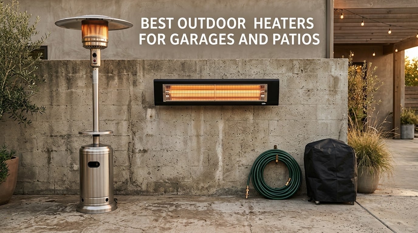 best outdoor heaters for garages and patios