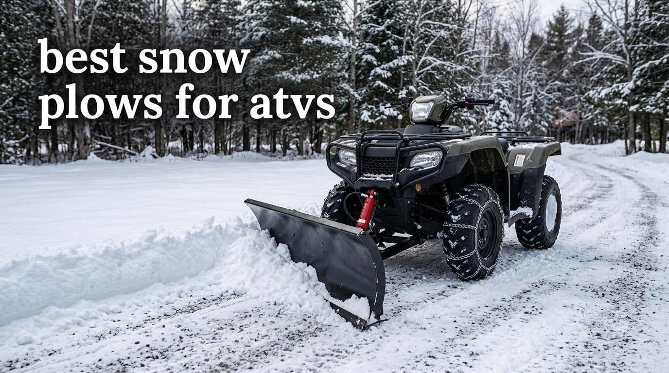 best snow plows for atvs