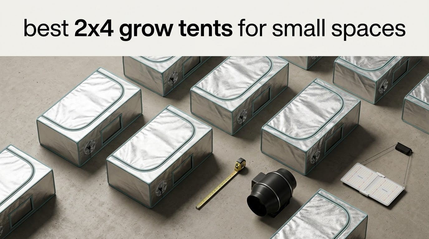 best 2x4 grow tents for small spaces
