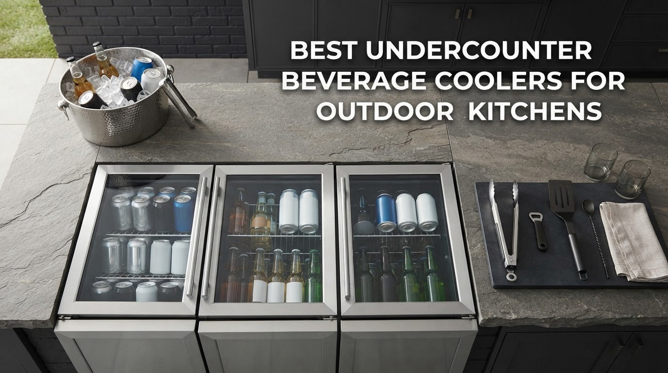 best undercounter beverage coolers for outdoor kitchens