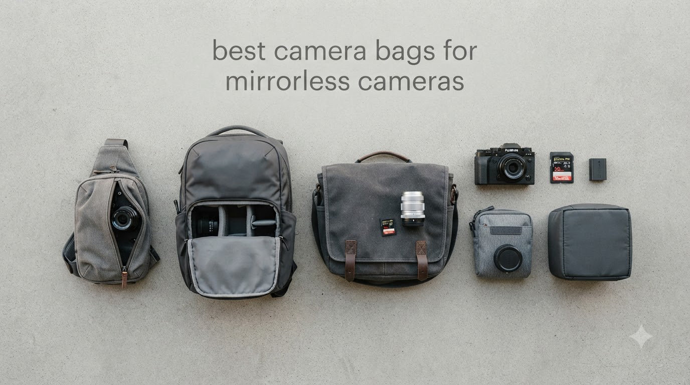 best camera bags for mirrorless cameras