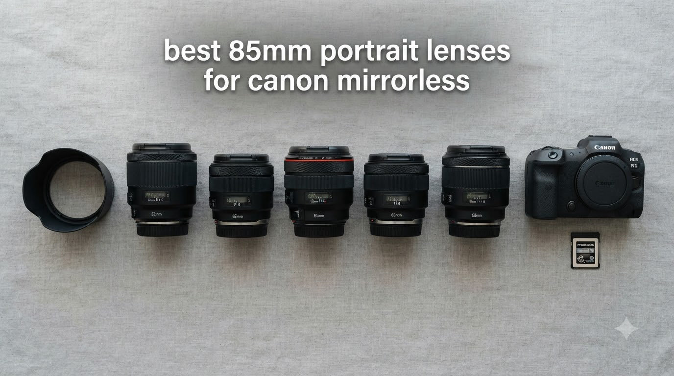 best 85mm portrait lenses for canon mirrorless
