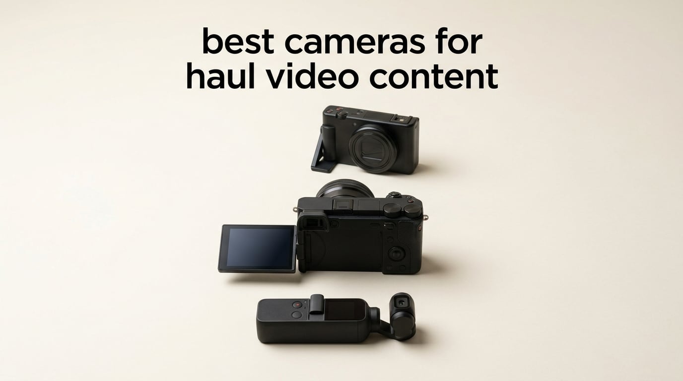 best cameras for haul video content