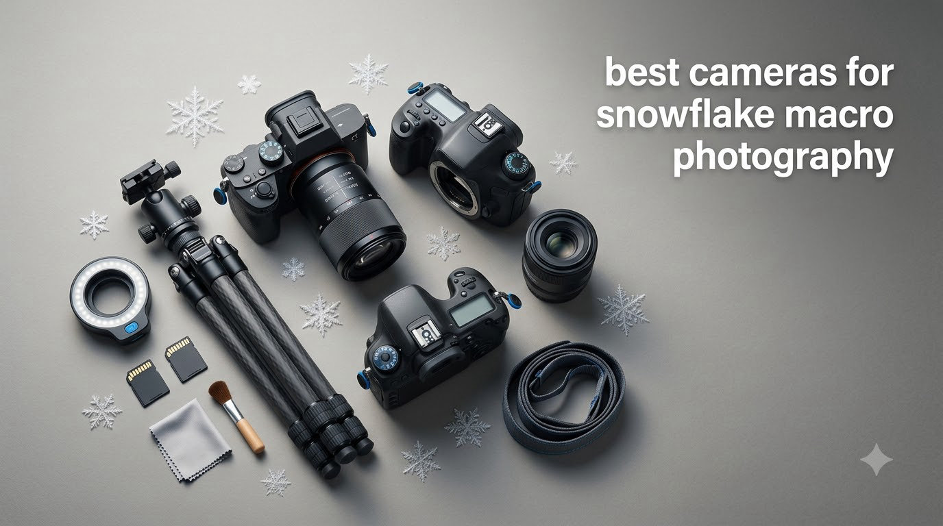 best cameras for snowflake macro photography