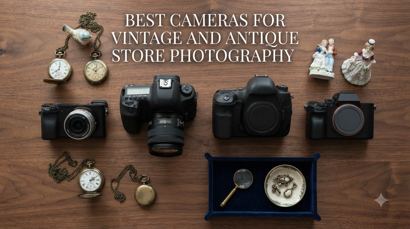 best cameras for vintage and antique store photography