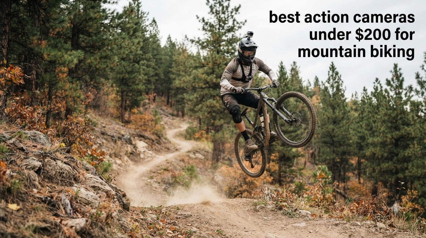 best action cameras under $200 for mountain biking