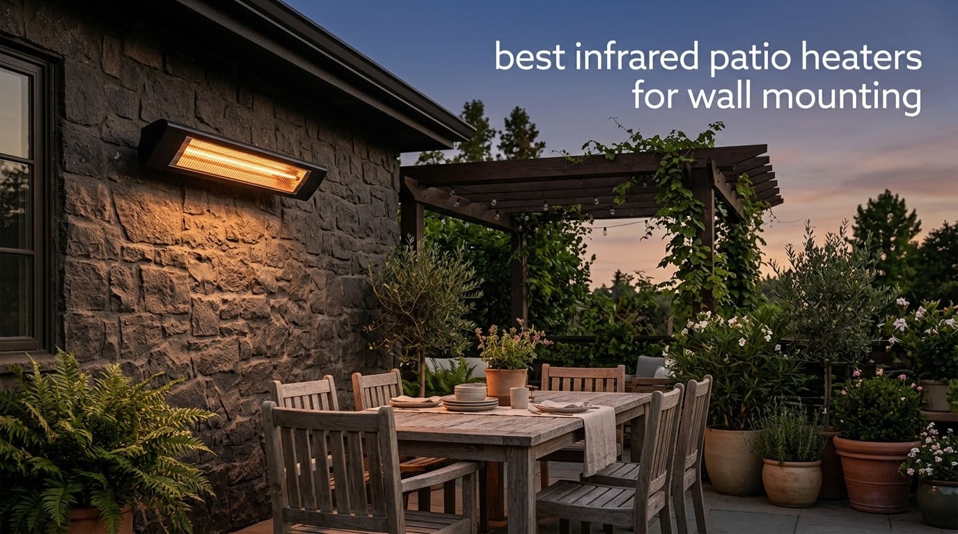 best infrared patio heaters for wall mounting