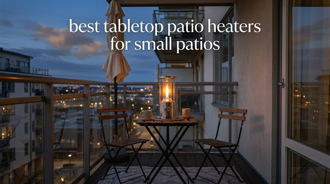 best tabletop patio heaters for small patios