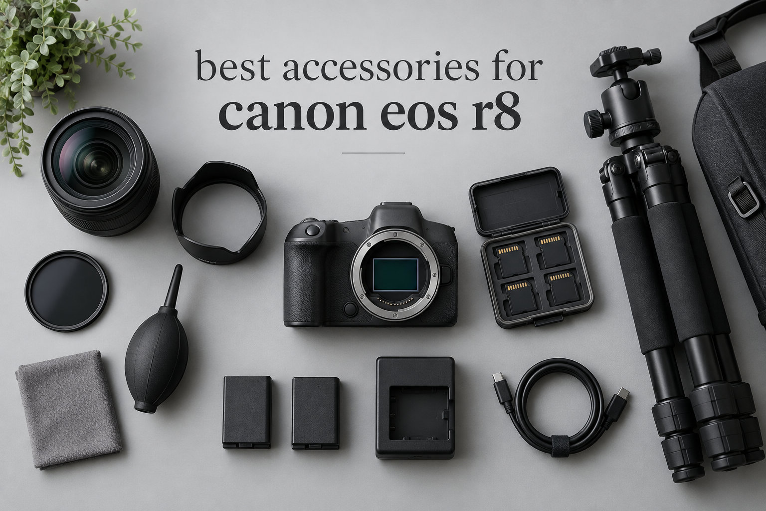 best accessories for canon eos r8