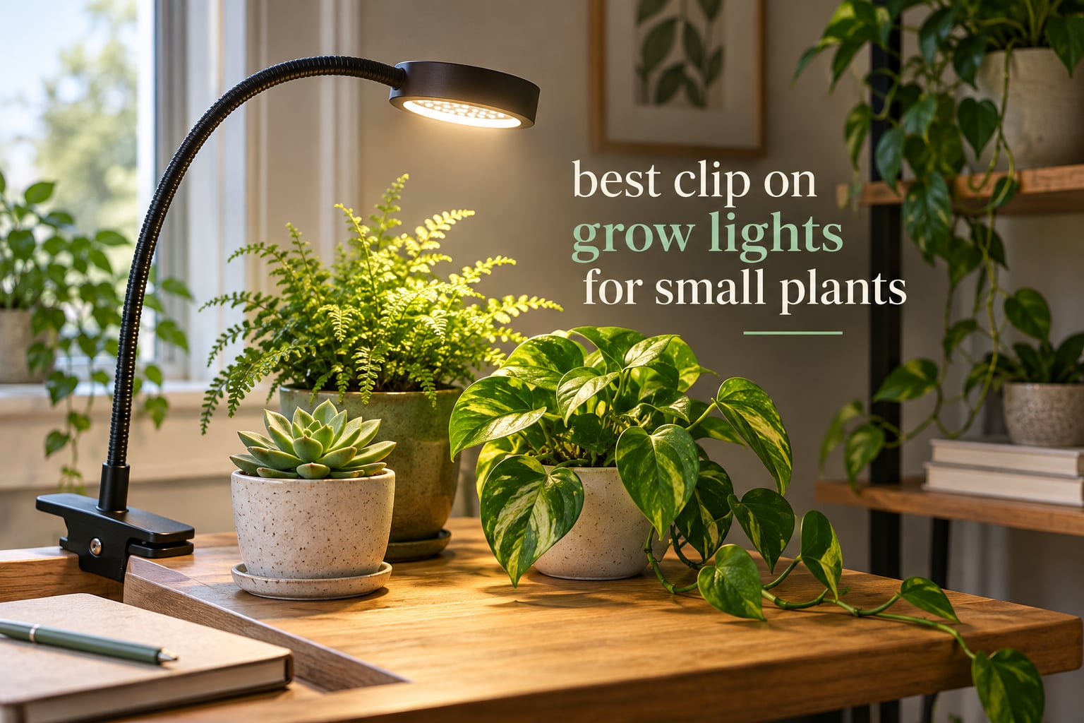 best clip on grow lights for small plants