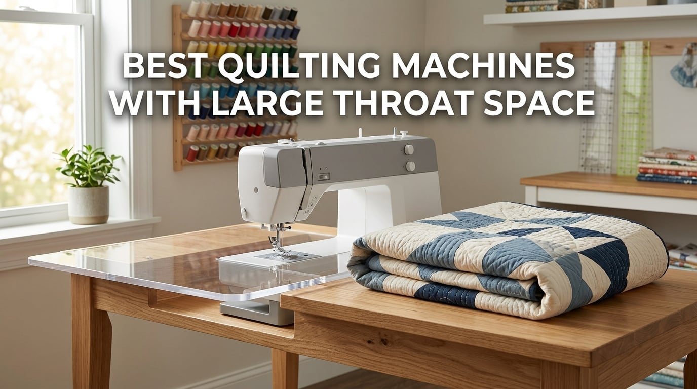 best quilting machines with large throat space