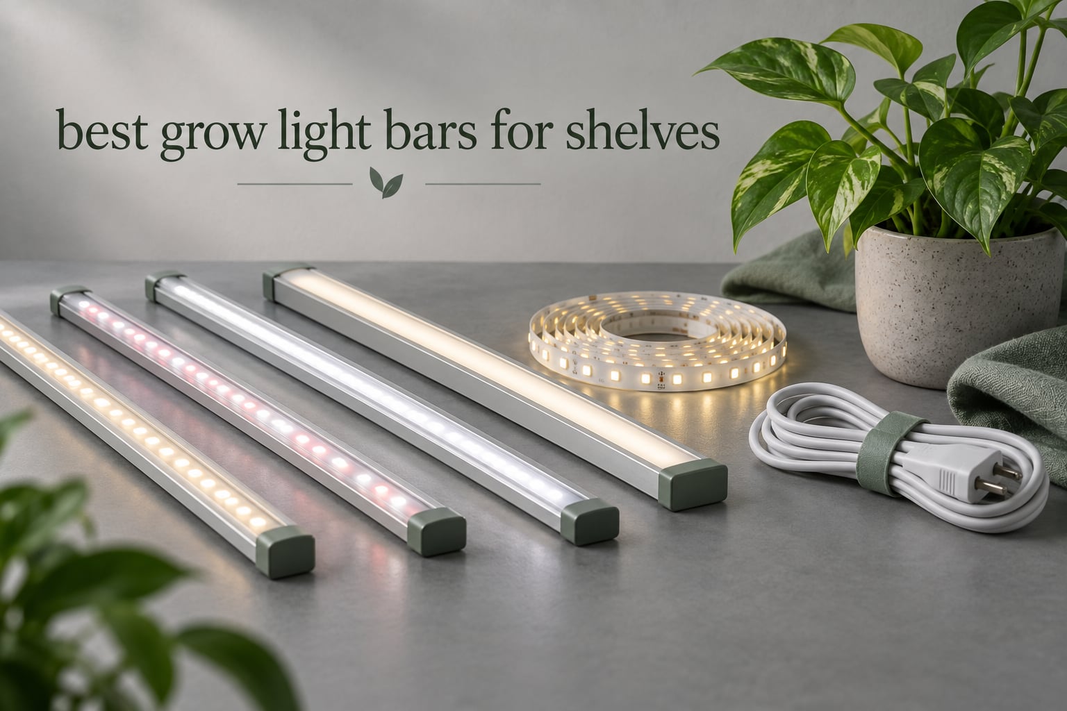 best grow light bars for shelves