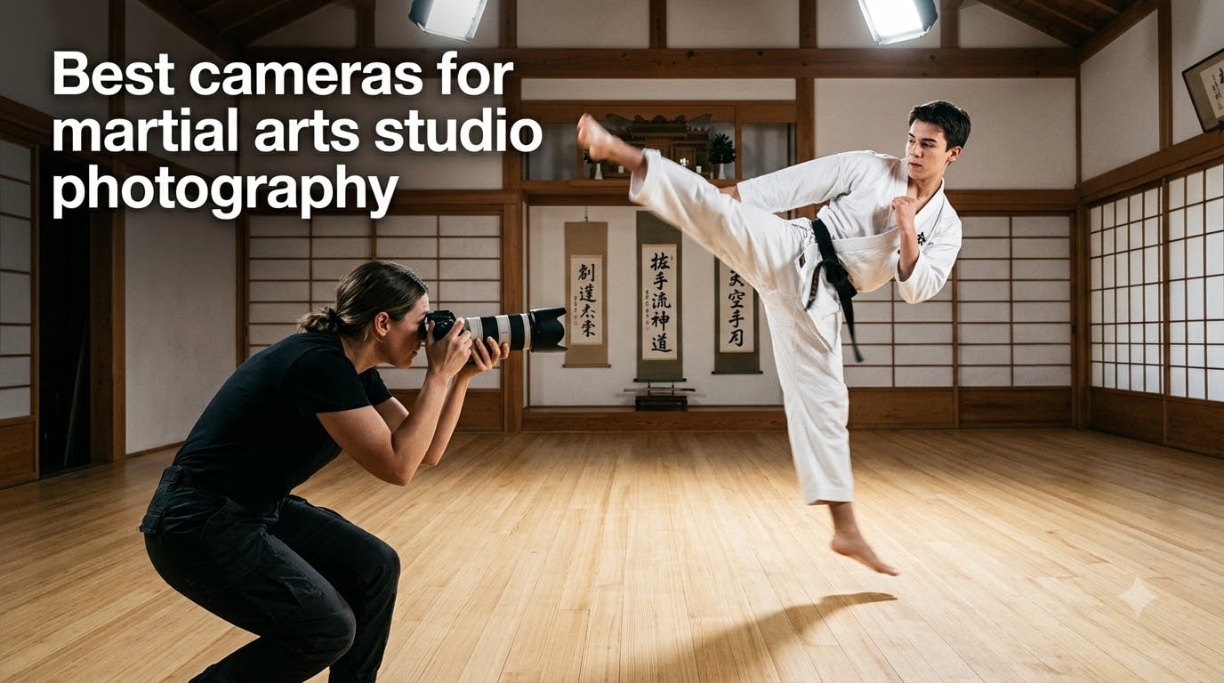 best cameras for martial arts studio photography