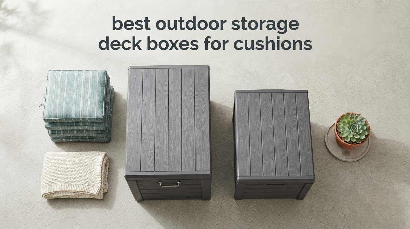 best outdoor storage deck boxes for cushions