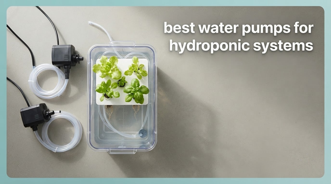 best water pumps for hydroponic systems