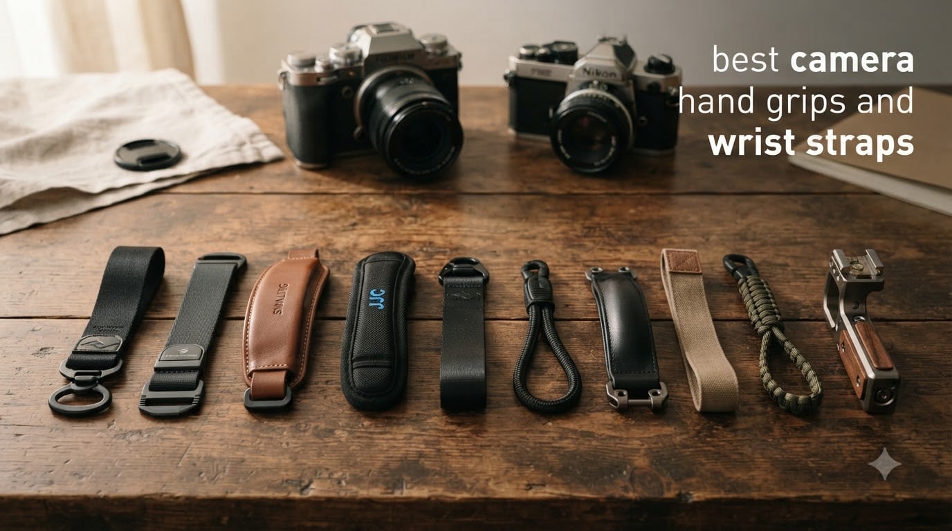best camera hand grips and wrist straps