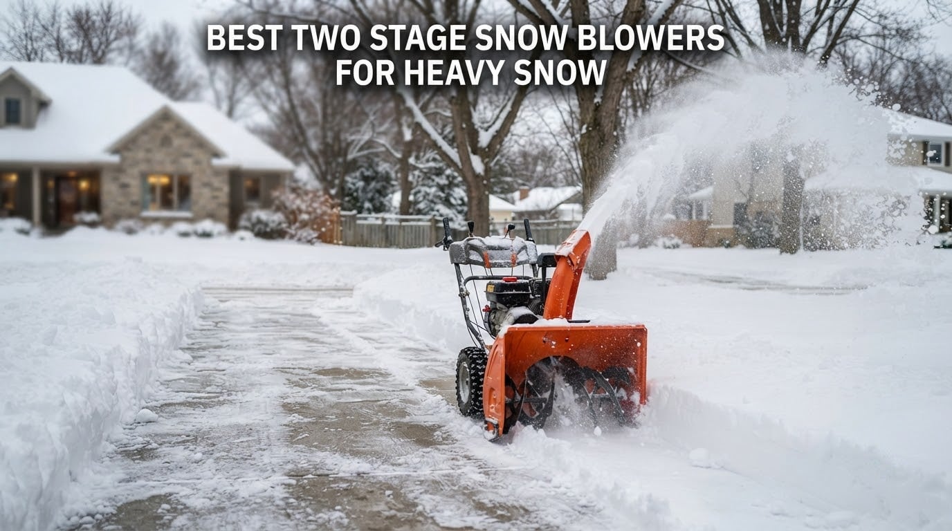 best two stage snow blowers for heavy snow