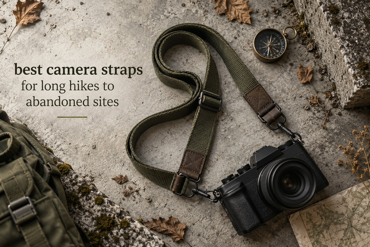best camera straps for long hikes to abandoned sites