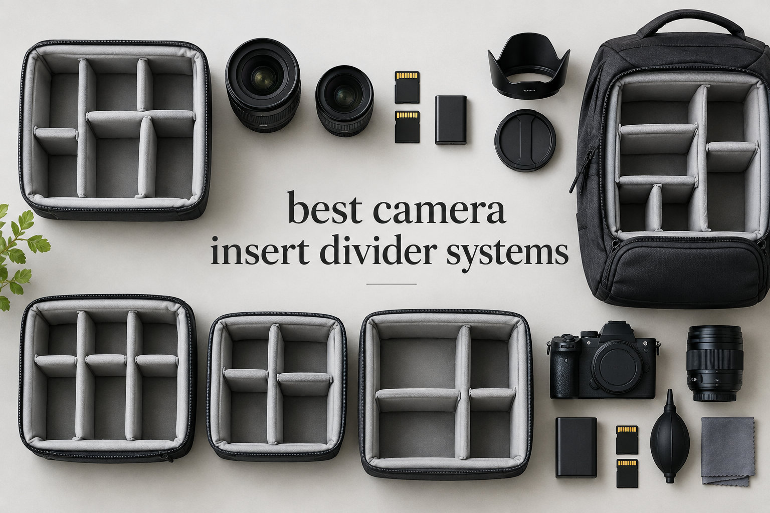 best camera insert divider systems