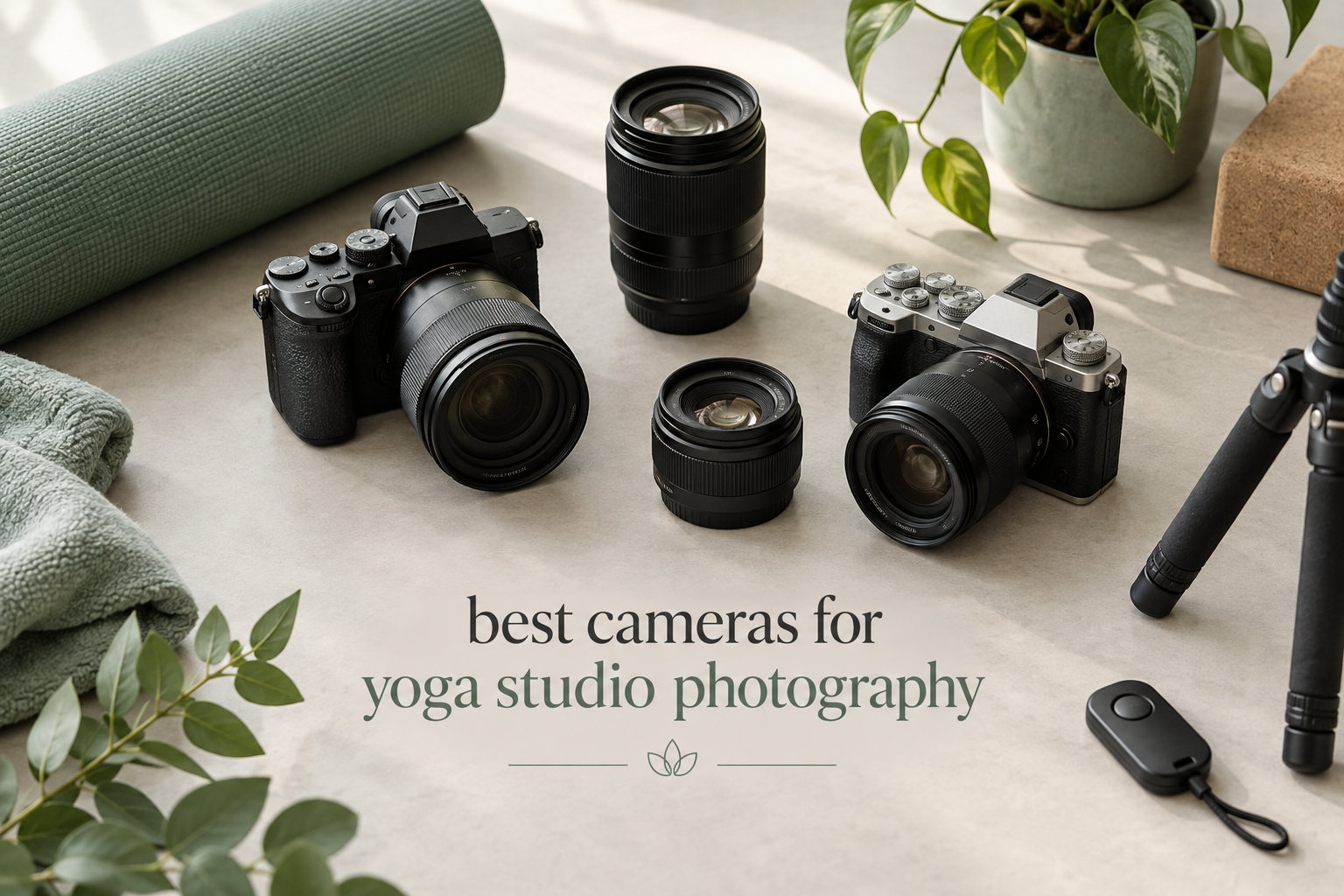 best cameras for yoga studio photography