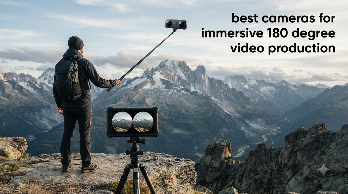 best cameras for immersive 180 degree video production