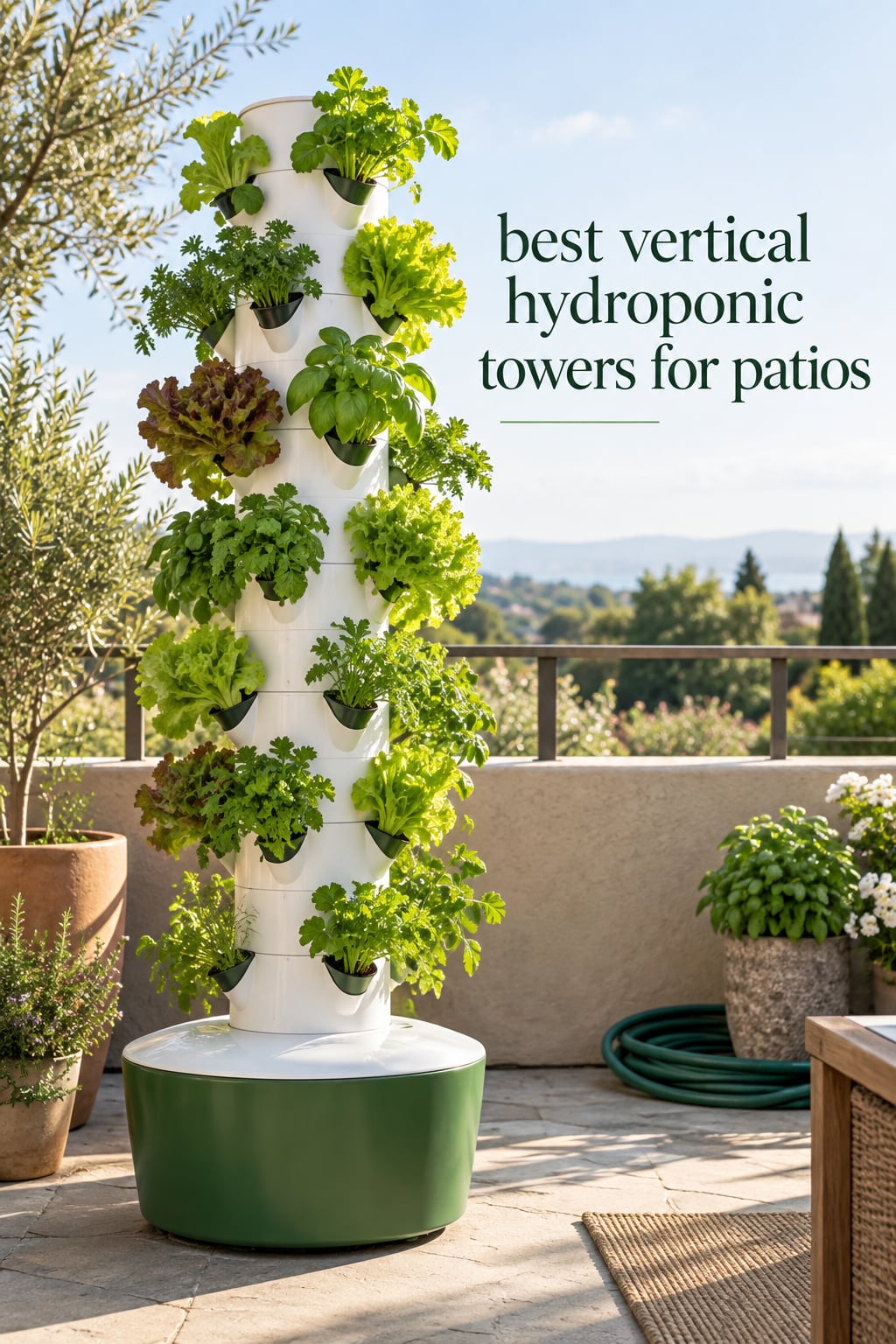 best vertical hydroponic towers for patios