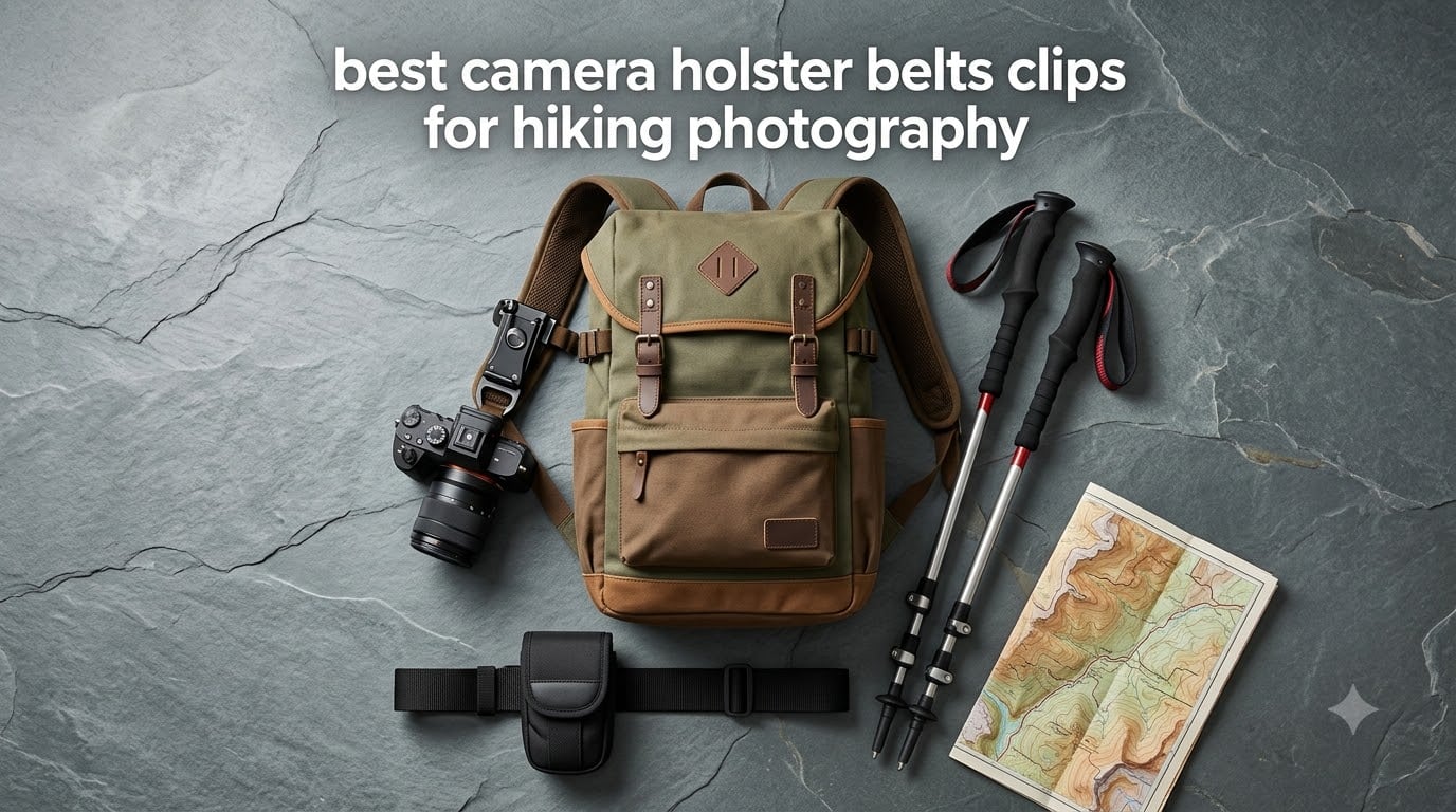 best camera holster belts clips for hiking photography