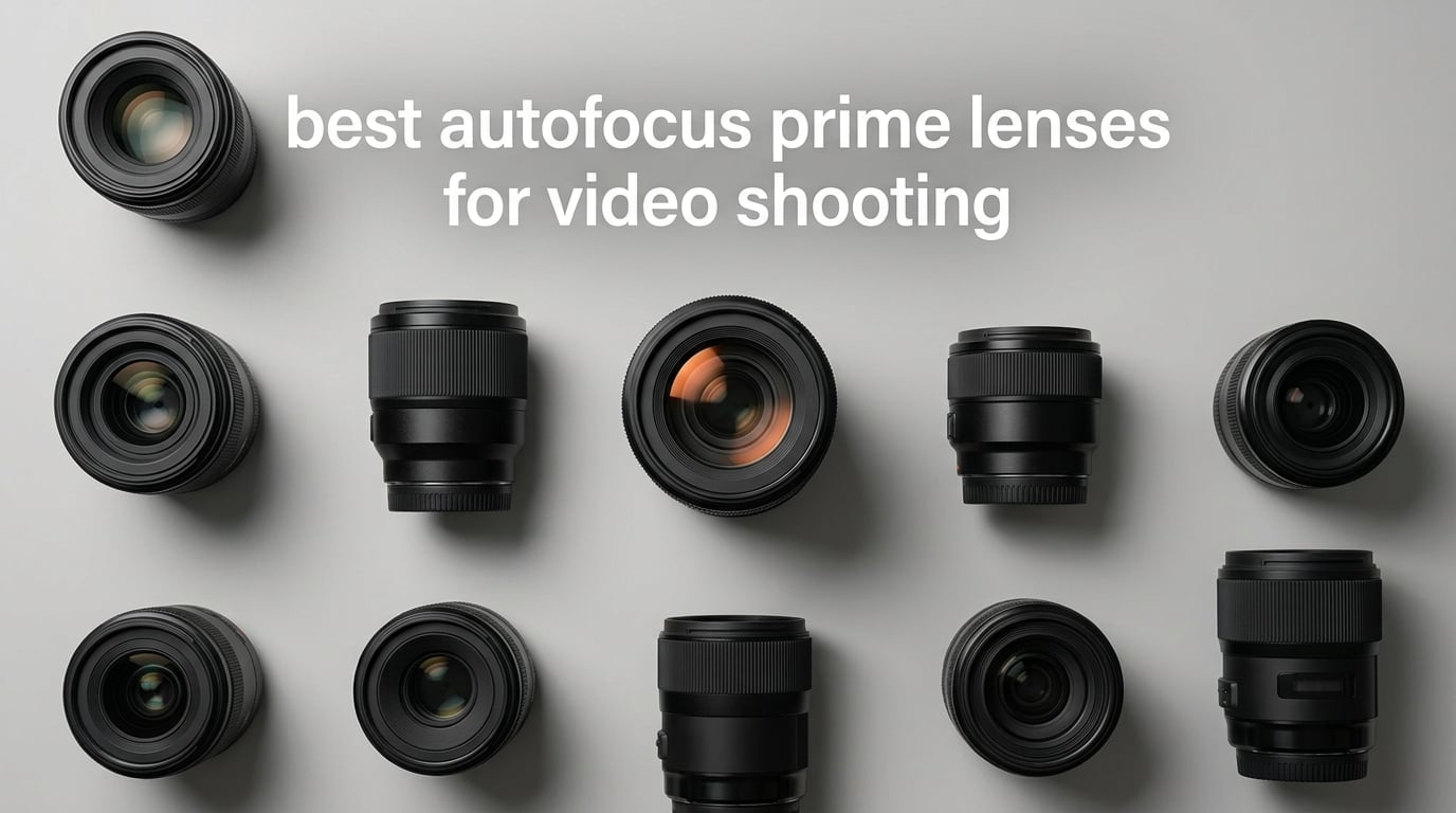 best autofocus prime lenses for video shooting