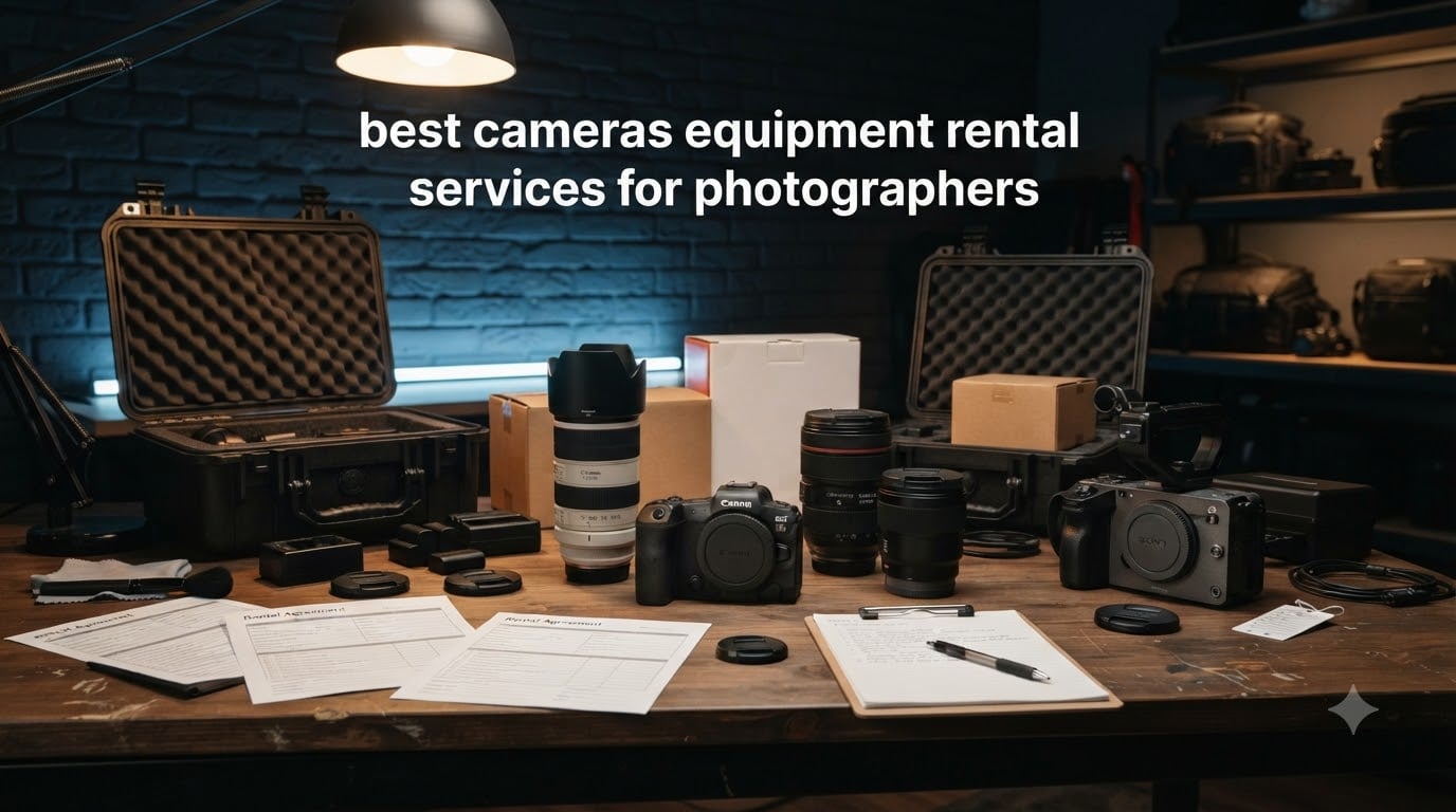 best cameras equipment rental services for photographers
