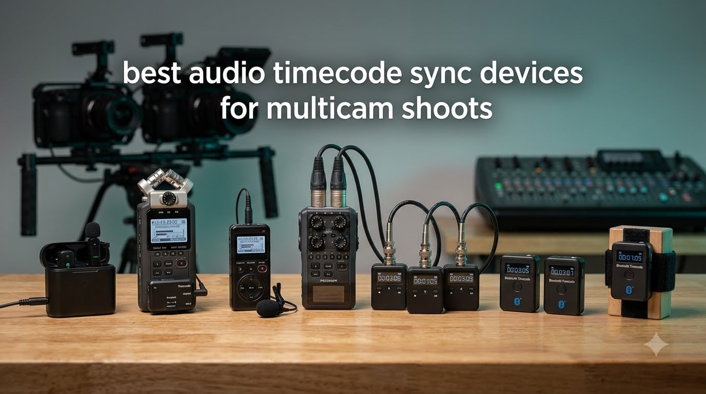 best audio timecode sync devices for multicam shoots