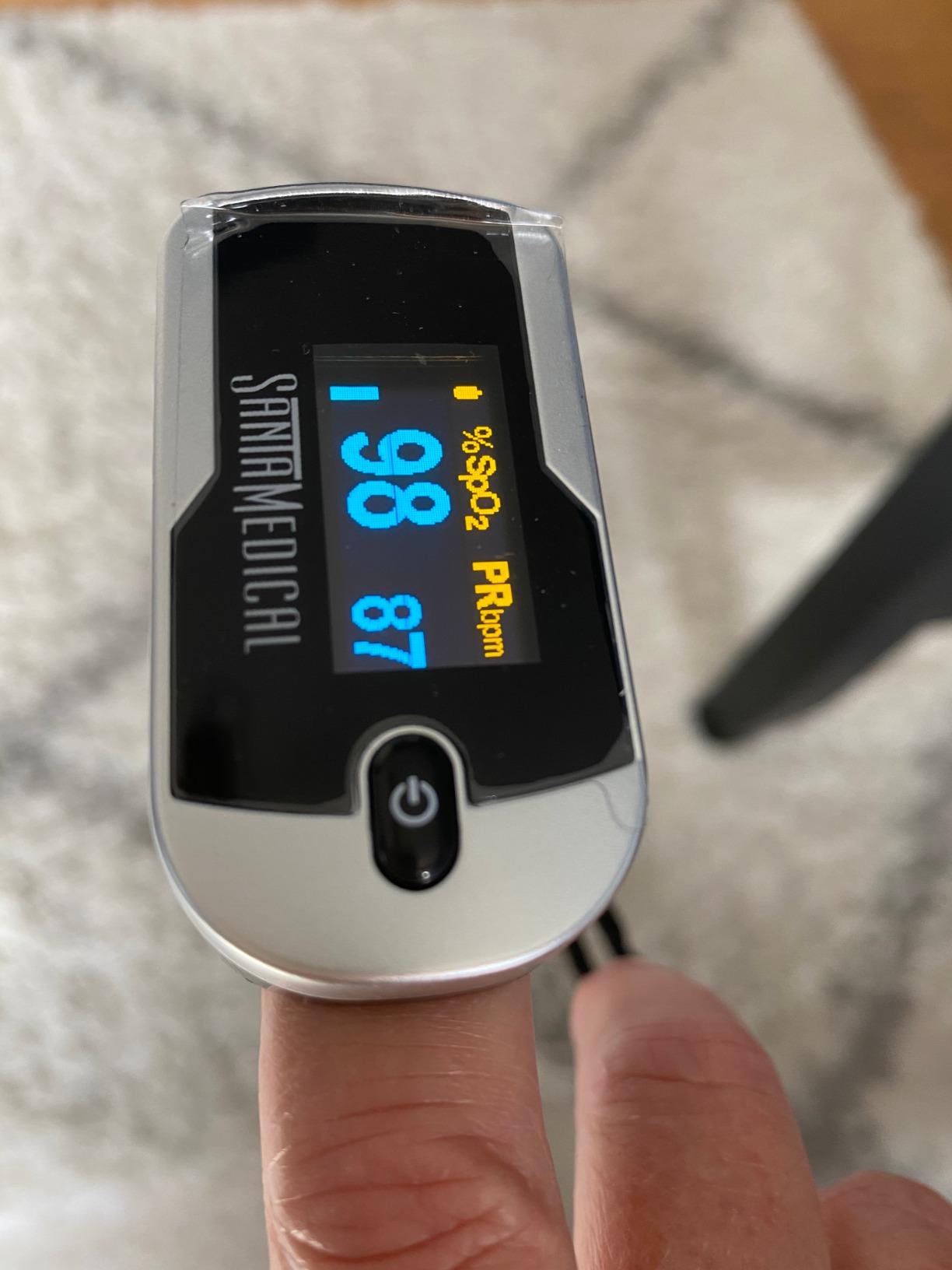 Santamedical Generation 2 Fingertip Pulse Oximeter with Lanyard customer photo 2