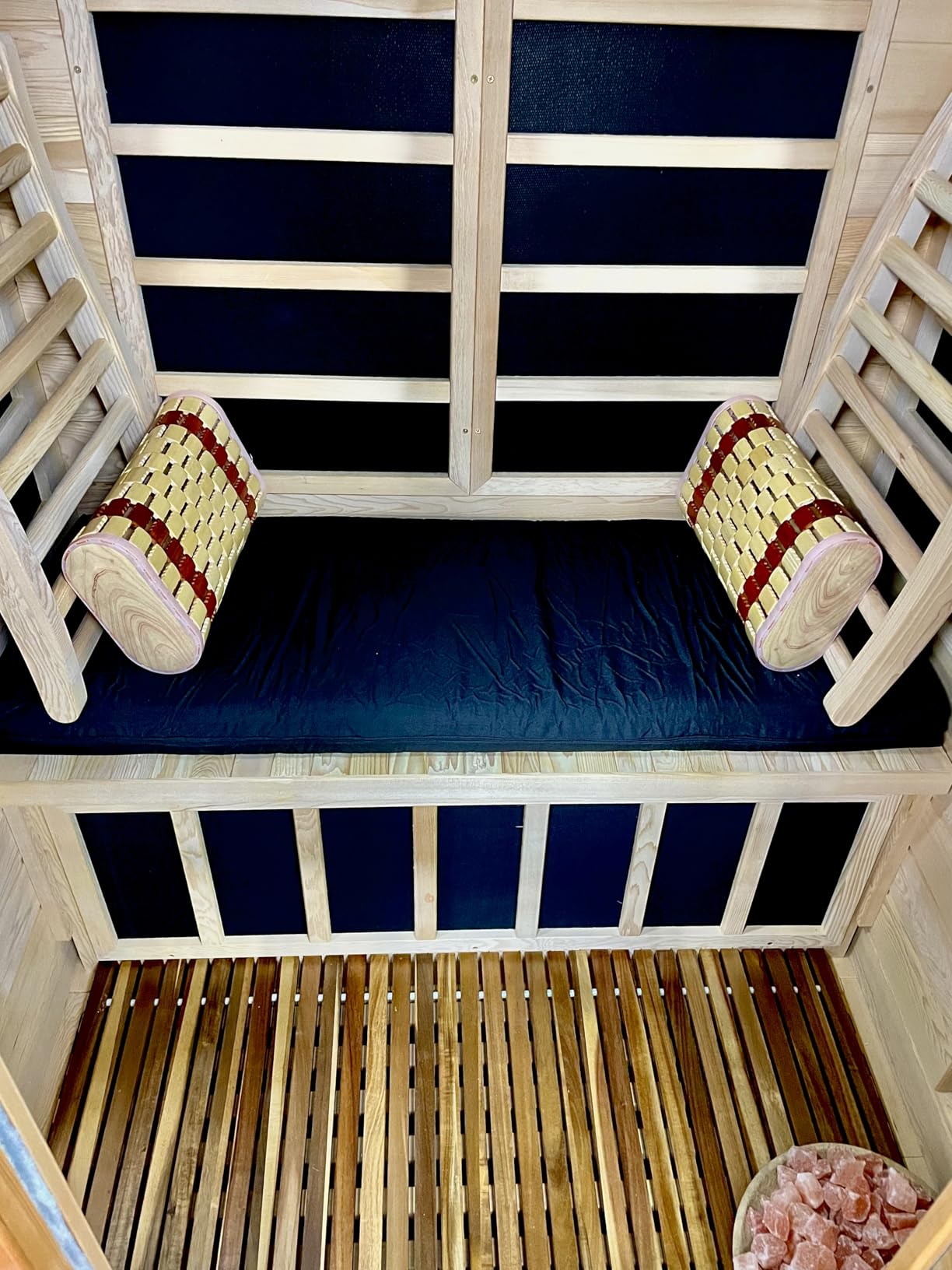 Dynamic Saunas Andora 2-Person Infrared Sauna with Red Light Therapy. customer photo 2