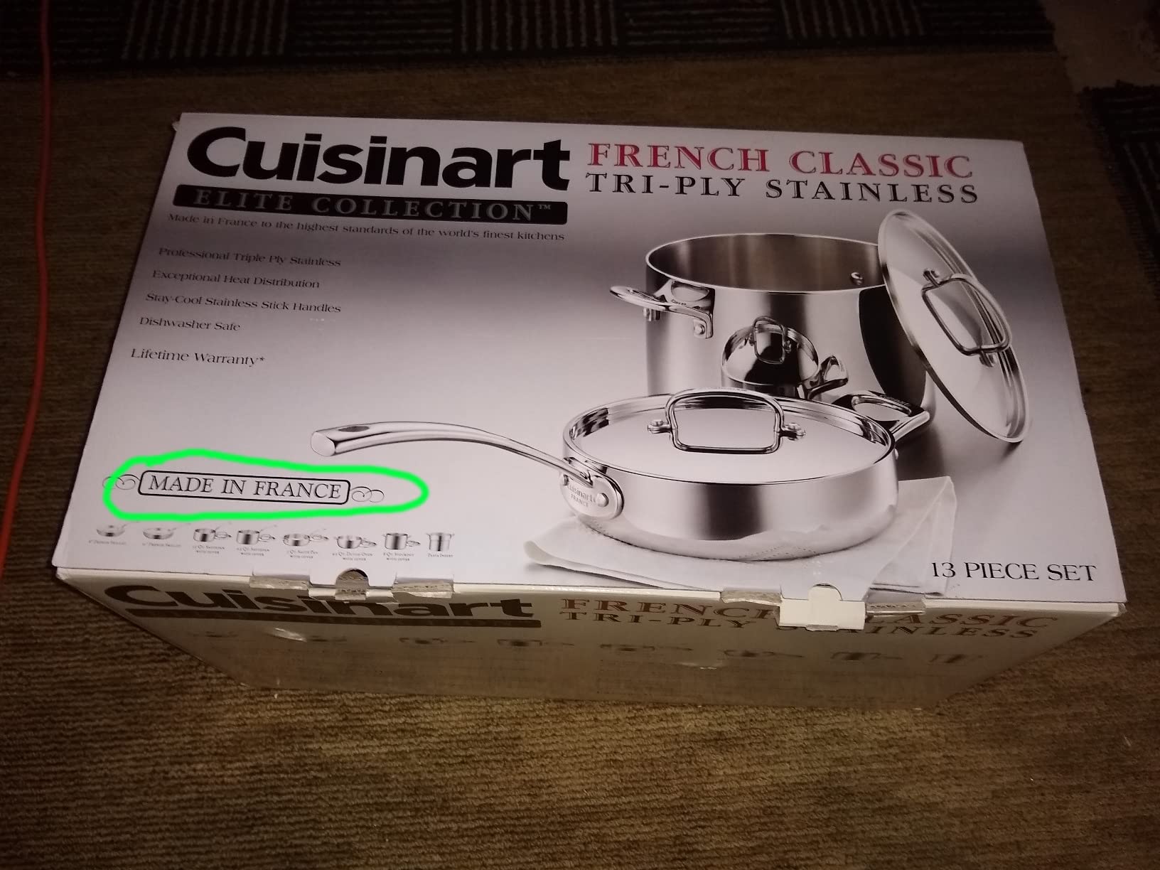 Cuisinart French Classic Tri-Ply Stainless 10-Piece Cookware Set, Silver customer photo 1