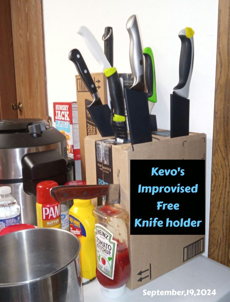 Mercer Culinary Knife Guard, 8 Inch x 2 Inch,Black customer photo 1
