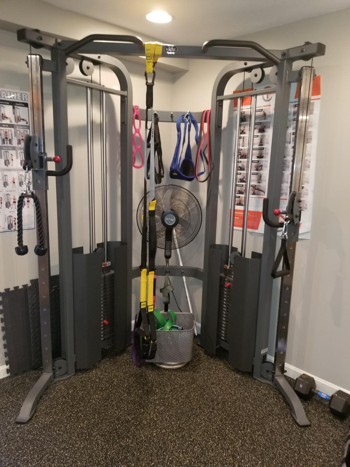 XMARK Cable Machine with Cable Attachments, Functional Trainer Dual Weight Stack Cable Pulley Machine, Commercial and Home Gym System customer photo 1